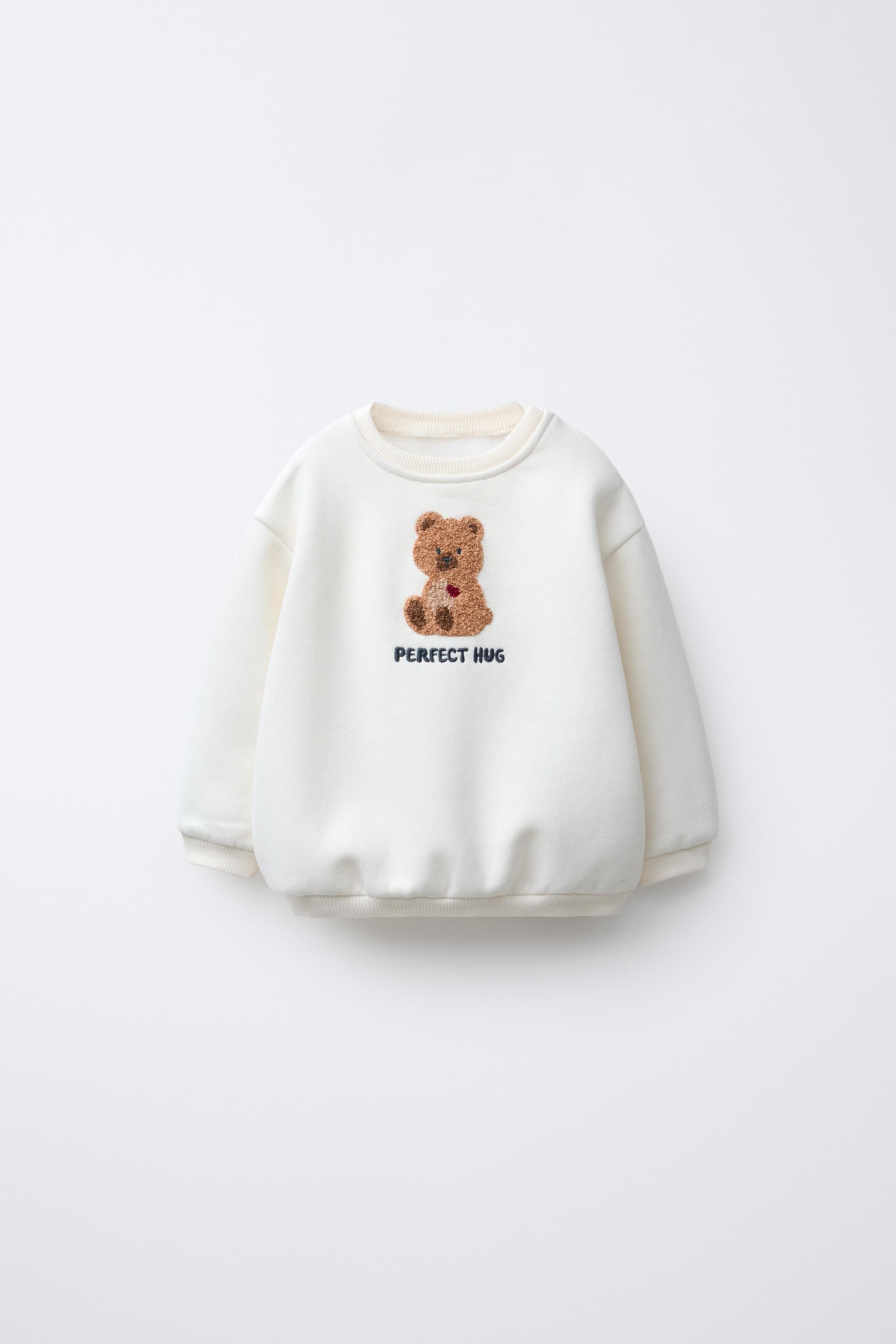 TERRY BEAR PATCH SWEATSHIRT